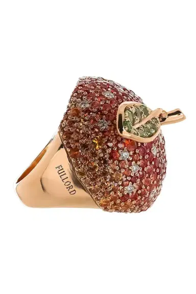 FULLORD Sapphire Eden Apple Ring | Thumbnail 2 FULLORD Sapphire Eden Apple Ring | Thumbnail 2