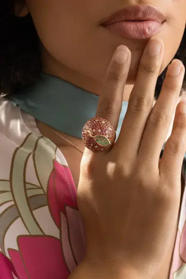 FULLORD Sapphire Eden Orange Ring | Thumbnail 2 FULLORD Sapphire Eden Orange Ring | Thumbnail 2
