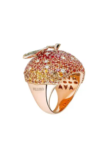 FULLORD Sapphire Eden Orange Ring | Thumbnail 5 FULLORD Sapphire Eden Orange Ring | Thumbnail 5
