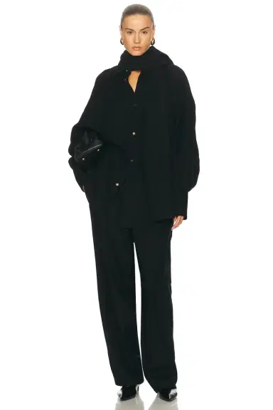 DARKPARK Phebe Wide Leg Japanese Wool Pant | Thumbnail 5 DARKPARK Phebe Wide Leg Japanese Wool Pant | Thumbnail 5