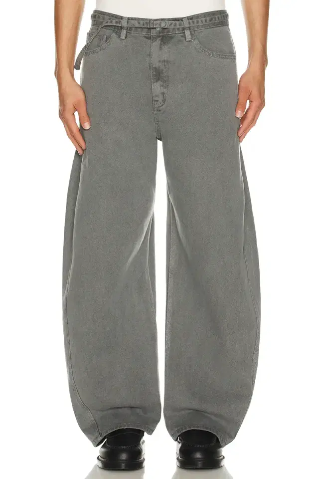 Garment Dyed Curved Jeans Garment Dyed Curved Jeans