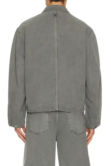 LE 17 SEPTEMBRE Garment Dyed Denim Hunting Jacket | Thumbnail 2 LE 17 SEPTEMBRE Garment Dyed Denim Hunting Jacket | Thumbnail 2