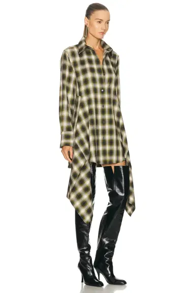 Monse Cascade Front Shirt Dress | Thumbnail 2 Monse Cascade Front Shirt Dress | Thumbnail 2