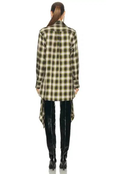 Monse Cascade Front Shirt Dress | Thumbnail 3 Monse Cascade Front Shirt Dress | Thumbnail 3