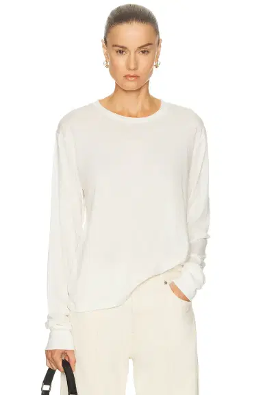 ÉTERNE Long Sleeve Boyfriend Top | Thumbnail 1 ÉTERNE Long Sleeve Boyfriend Top | Thumbnail 1
