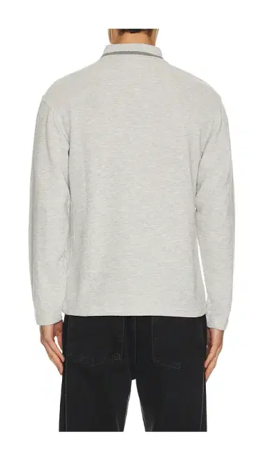 Scotch & Soda Structured Relaxed Fit Long Sleeve Polo | Thumbnail 2 Scotch & Soda Structured Relaxed Fit Long Sleeve Polo | Thumbnail 2