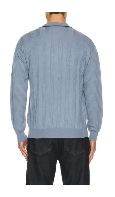 Scotch & Soda Structure Long Sleeve Polo | Thumbnail 2 Scotch & Soda Structure Long Sleeve Polo | Thumbnail 2