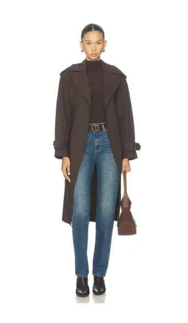 Susana Monaco Double Knit Trench Coat | Thumbnail 2 Susana Monaco Double Knit Trench Coat | Thumbnail 2