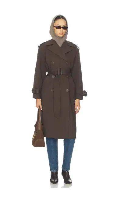 Susana Monaco Double Knit Trench Coat | Thumbnail 1 Susana Monaco Double Knit Trench Coat | Thumbnail 1