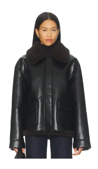 Lovers and Friends Irving Faux Leather Jacket | Thumbnail 1 Lovers and Friends Irving Faux Leather Jacket | Thumbnail 1