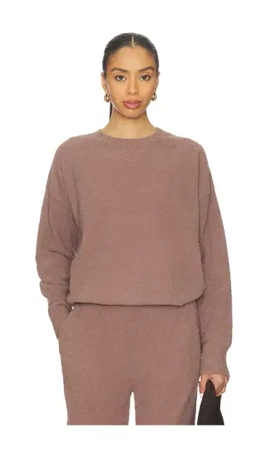Eberjey Boucle Crew Neck Pullover | Thumbnail 1 Eberjey Boucle Crew Neck Pullover | Thumbnail 1