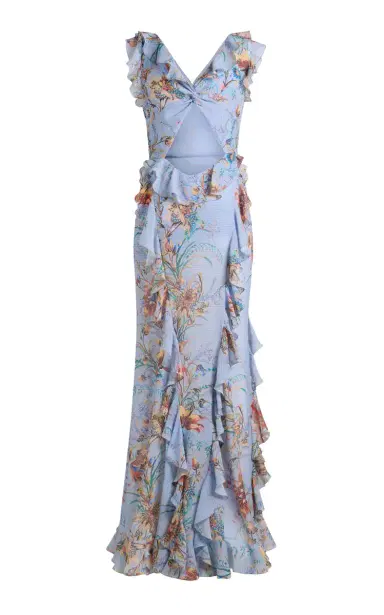 Etro Ruffled Maxi Dress | Thumbnail 5 Etro Ruffled Maxi Dress | Thumbnail 5