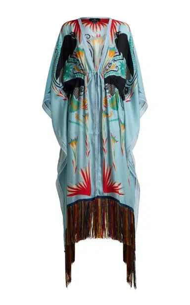 Etro Fringe-Trimmed Kaftan | Thumbnail 7 Etro Fringe-Trimmed Kaftan | Thumbnail 7