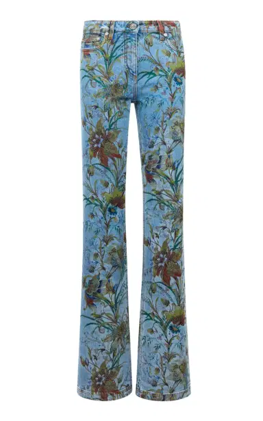 Etro Printed Low-Rise Flared Jeans | Thumbnail 3 Etro Printed Low-Rise Flared Jeans | Thumbnail 3