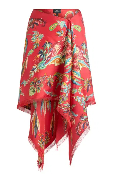 Etro Patterned Jersey Knee-Length Skirt | Thumbnail 3 Etro Patterned Jersey Knee-Length Skirt | Thumbnail 3