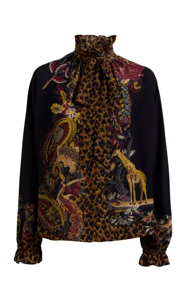 Etro Animal-Printed Blouse | Thumbnail 1 Etro Animal-Printed Blouse | Thumbnail 1