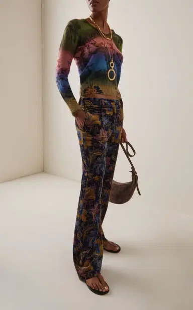 Etro Printed Wool Sweater | Thumbnail 3 Etro Printed Wool Sweater | Thumbnail 3