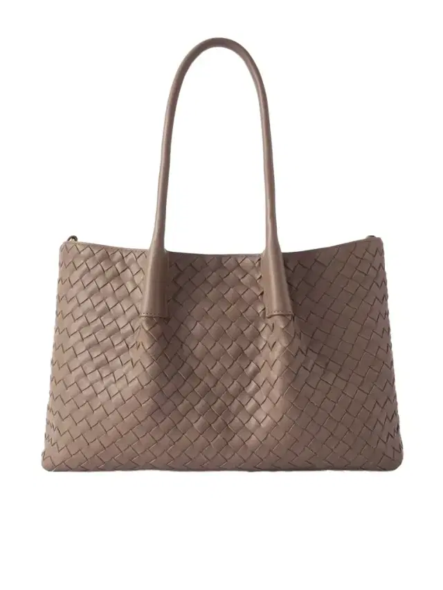 Pinacoteca Small Intrecciato Leather Tote Pinacoteca Small Intrecciato Leather Tote