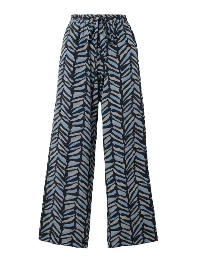 Printed Silk Crepe De Chine Straight-leg Pants Printed Silk Crepe De Chine Straight-leg Pants