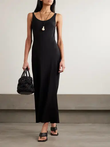 Matteau Silk Crepe De Chine Midi Dress | Thumbnail 2 Matteau Silk Crepe De Chine Midi Dress | Thumbnail 2