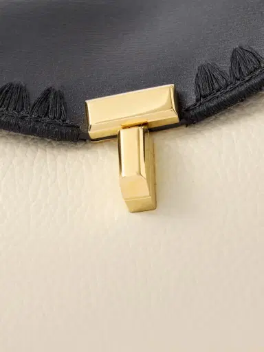 TOTEME T-lock Mini Embroidered Textured-leather Clutch | Thumbnail 4 TOTEME T-lock Mini Embroidered Textured-leather Clutch | Thumbnail 4
