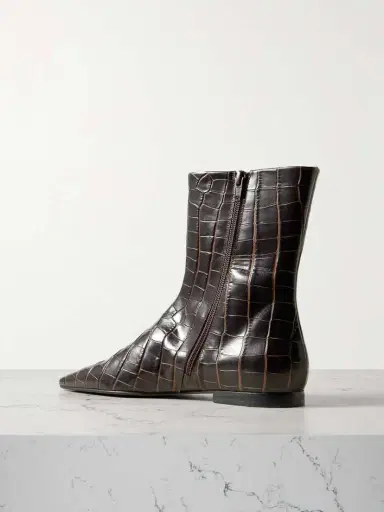 TOTEME Croc-effect Leather Chelsea Boots | Thumbnail 3 TOTEME Croc-effect Leather Chelsea Boots | Thumbnail 3