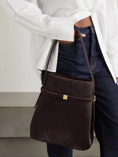 TOTEME Belted Pony Hair Tote | Thumbnail 2 TOTEME Belted Pony Hair Tote | Thumbnail 2