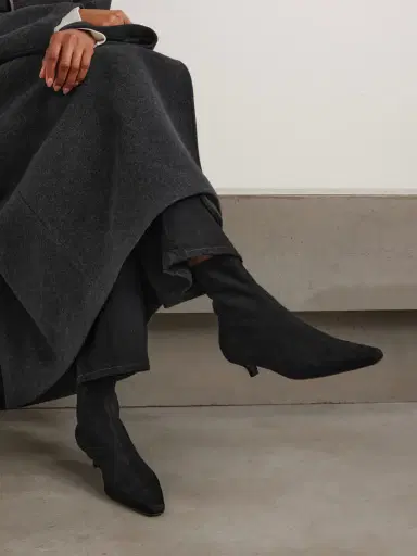 TOTEME Suede Ankle Boots | Thumbnail 2 TOTEME Suede Ankle Boots | Thumbnail 2