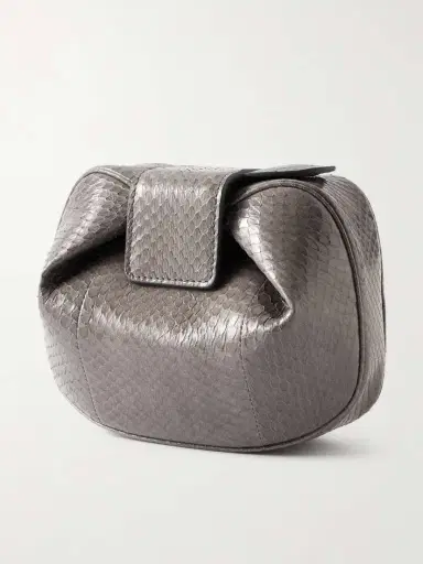 Gabriela Hearst Soft Demi Snakeskin Clutch | Thumbnail 4 Gabriela Hearst Soft Demi Snakeskin Clutch | Thumbnail 4