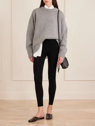 The Row Mimika Knitted Leggings | Thumbnail 2 The Row Mimika Knitted Leggings | Thumbnail 2