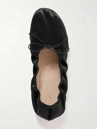 The Row Round Velvet Ballet Flats | Thumbnail 5 The Row Round Velvet Ballet Flats | Thumbnail 5