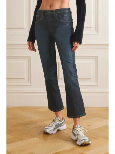 R13 Kick Fit Cropped High-rise Flared-leg Jeans | Thumbnail 3 R13 Kick Fit Cropped High-rise Flared-leg Jeans | Thumbnail 3