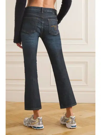 R13 Kick Fit Cropped High-rise Flared-leg Jeans | Thumbnail 4 R13 Kick Fit Cropped High-rise Flared-leg Jeans | Thumbnail 4