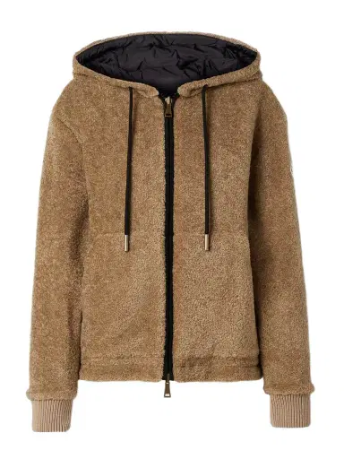 Moncler Reversible Fleece And Shell Zip-up Hoodie | Thumbnail 1 Moncler Reversible Fleece And Shell Zip-up Hoodie | Thumbnail 1