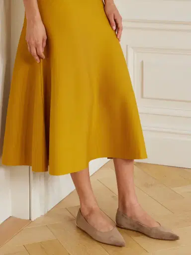 Gabriela Hearst Fleur Suede Ballet Flats | Thumbnail 2 Gabriela Hearst Fleur Suede Ballet Flats | Thumbnail 2