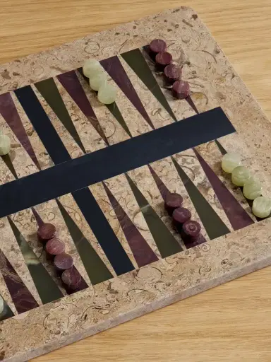 JIA JIA HOME Onyx Backgammon Set | Thumbnail 3 JIA JIA HOME Onyx Backgammon Set | Thumbnail 3