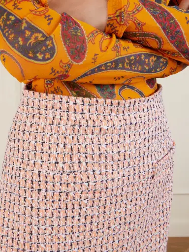 Etro Fringed Embroidered Tweed Mini Skirt | Thumbnail 5 Etro Fringed Embroidered Tweed Mini Skirt | Thumbnail 5
