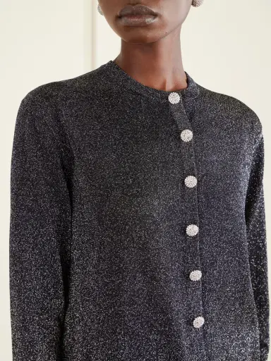 Dolce & Gabbana Metallic Knitted Cardigan | Thumbnail 5 Dolce & Gabbana Metallic Knitted Cardigan | Thumbnail 5