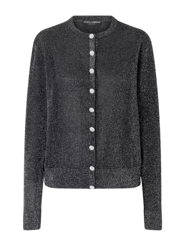 Metallic Knitted Cardigan Metallic Knitted Cardigan