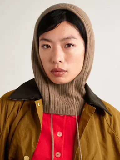 Yves Salomon Ribbed Cashmere Snood | Thumbnail 2 Yves Salomon Ribbed Cashmere Snood | Thumbnail 2