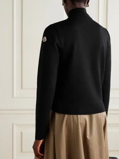 Moncler Wool And Quilted Shell Down Cardigan | Thumbnail 4 Moncler Wool And Quilted Shell Down Cardigan | Thumbnail 4