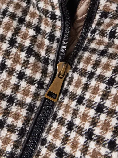 Moncler Touvet Appliquéd Layered Quilted Checked Wool-blend Tweed Down Vest | Thumbnail 5 Moncler Touvet Appliquéd Layered Quilted Checked Wool-blend Tweed Down Vest | Thumbnail 5