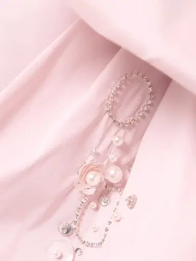 BERNADETTE Winnie One-shoulder Bow-detailed Embellished Taffeta Mini Dress | Thumbnail 4 BERNADETTE Winnie One-shoulder Bow-detailed Embellished Taffeta Mini Dress | Thumbnail 4