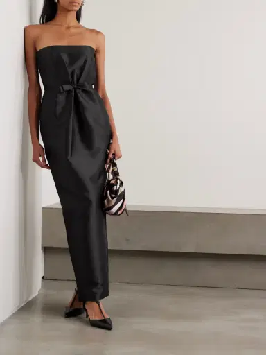 BERNADETTE Lenette Strapless Bow-detailed Taffeta Gown | Thumbnail 2 BERNADETTE Lenette Strapless Bow-detailed Taffeta Gown | Thumbnail 2