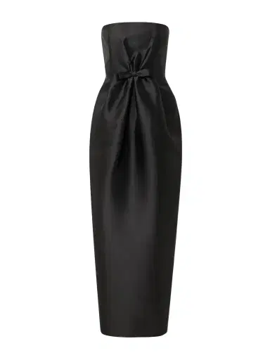 BERNADETTE Lenette Strapless Bow-detailed Taffeta Gown | Thumbnail 1 BERNADETTE Lenette Strapless Bow-detailed Taffeta Gown | Thumbnail 1