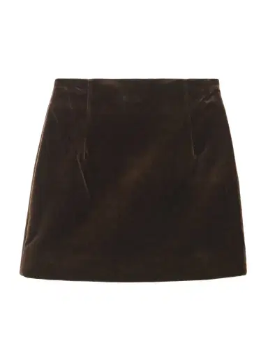 LIBEROWE Vera Cotton-velvet Mini Skirt | Thumbnail 1 LIBEROWE Vera Cotton-velvet Mini Skirt | Thumbnail 1
