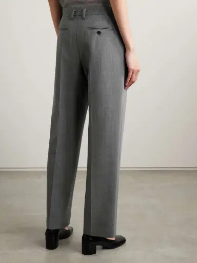 The Row Relian Cropped Wool-blend Straight-leg Pants | Thumbnail 4 The Row Relian Cropped Wool-blend Straight-leg Pants | Thumbnail 4
