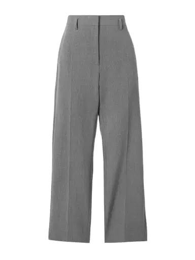 The Row Relian Cropped Wool-blend Straight-leg Pants | Thumbnail 1 The Row Relian Cropped Wool-blend Straight-leg Pants | Thumbnail 1
