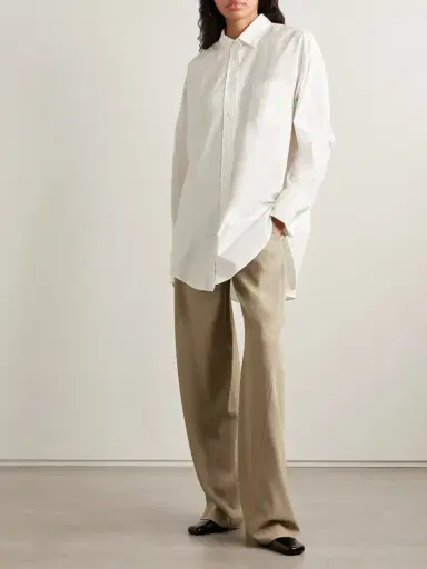 The Row Ment Oversized Cotton-poplin Shirt | Thumbnail 2 The Row Ment Oversized Cotton-poplin Shirt | Thumbnail 2