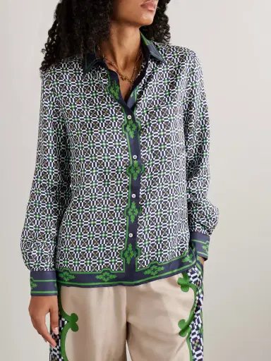 La DoubleJ Icon Boy Printed Silk-twill Shirt | Thumbnail 3 La DoubleJ Icon Boy Printed Silk-twill Shirt | Thumbnail 3